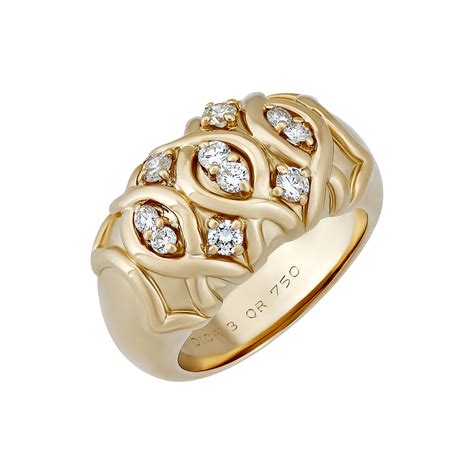 christian dior gold ring